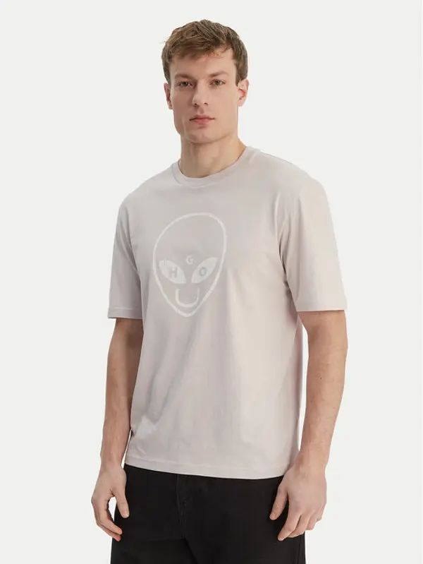 HUGO HUGO T-shirt Nalien 50560060 Ljubičasta Regular Fit