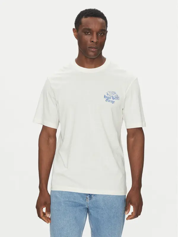 HUGO HUGO T-shirt Natopu 50536104 Bijela Regular Fit