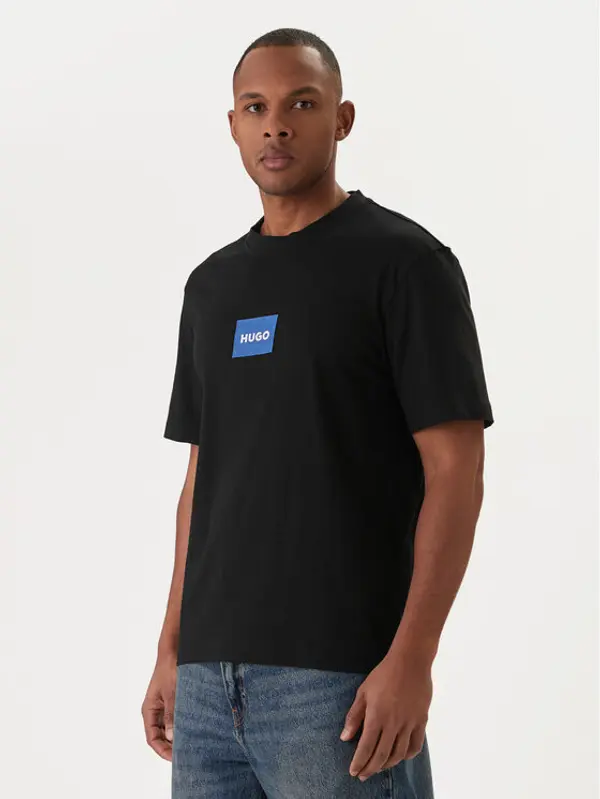 HUGO HUGO T-shirt Nayonix 50554382 Crna Regular Fit