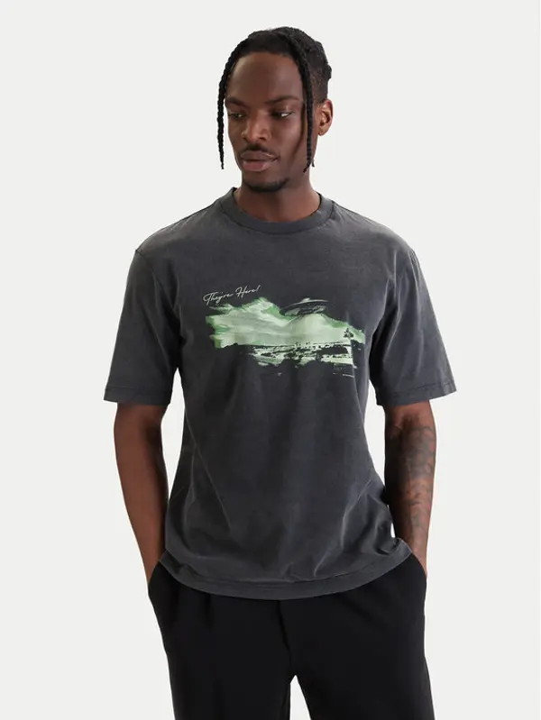 HUGO HUGO T-shirt Nextralio 50560090 Crna Regular Fit