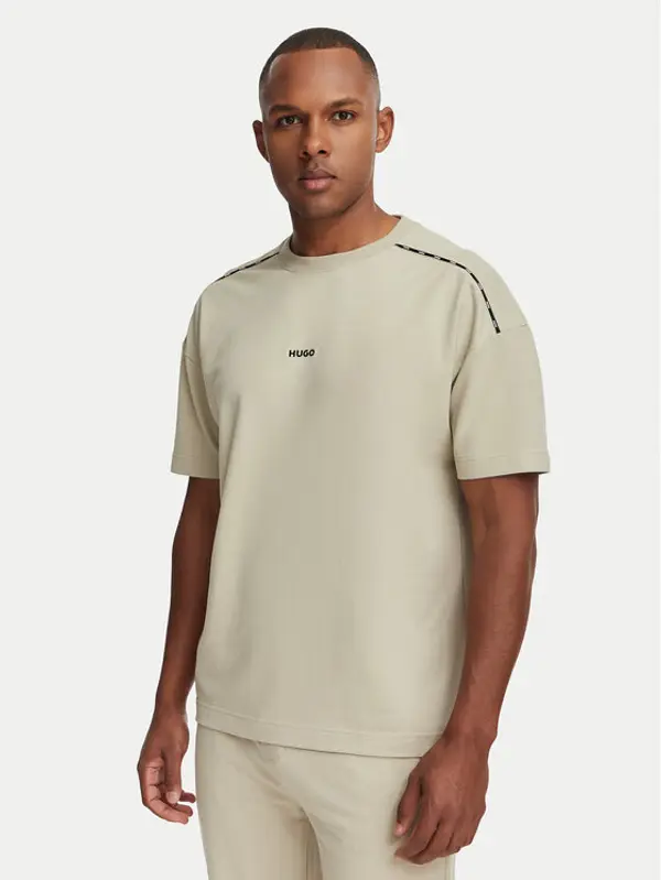 HUGO HUGO T-shirt Noah 50566159 Bež Regular Fit