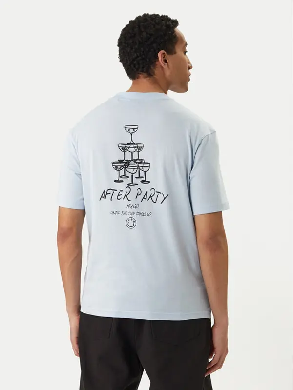 HUGO HUGO T-shirt Nucavo 50560040 Svijetloplava Regular Fit