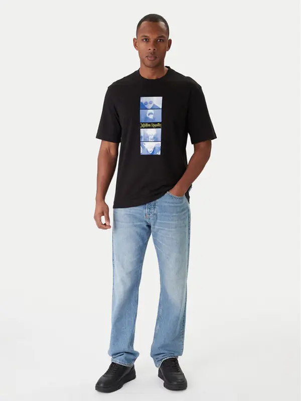 HUGO HUGO T-shirt Nuley JJK 50554841 Crna Relaxed Fit