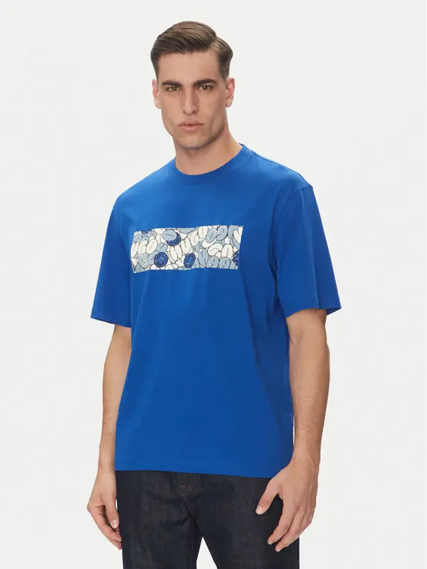 HUGO HUGO T-shirt Nurix 50545128 Plava Regular Fit