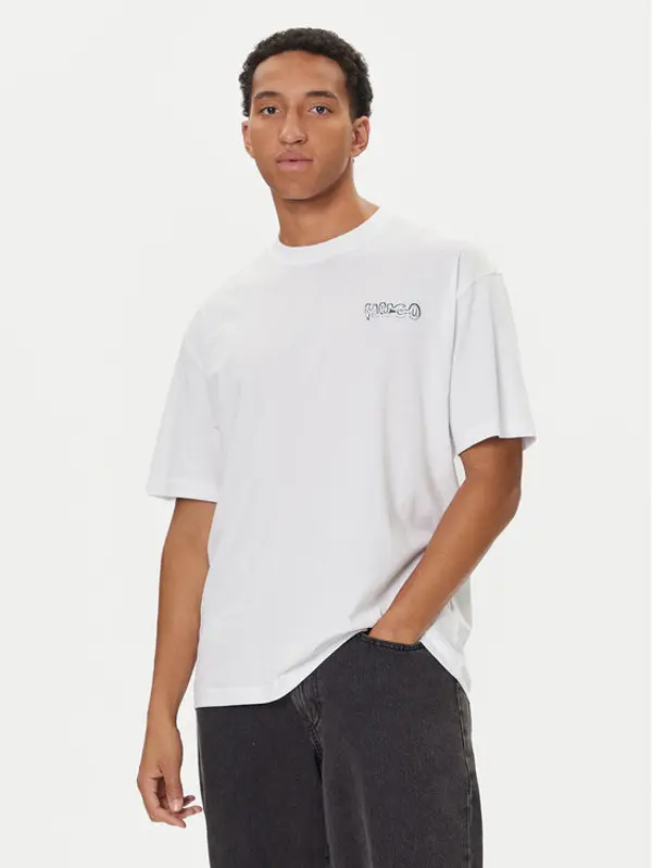 HUGO HUGO T-shirt Nyrotee 50549769 Bijela Loose Fit