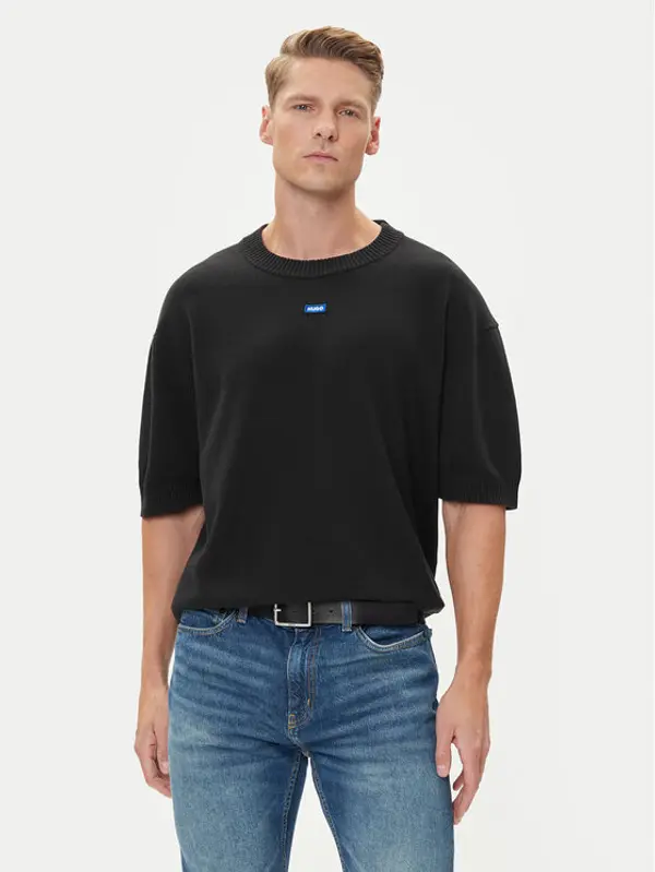 HUGO HUGO T-shirt San Carson-CP 50543765 Crna Relaxed Fit