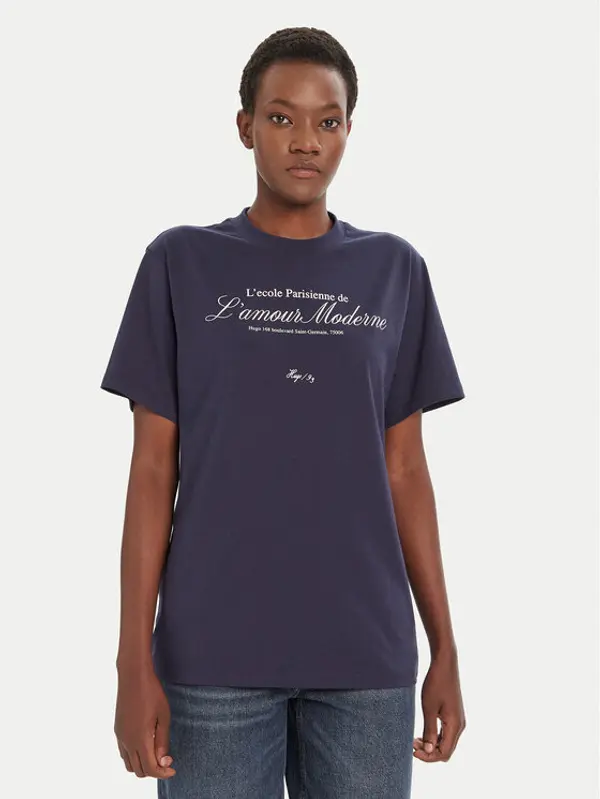 HUGO HUGO T-shirt Vintage 50545551 Tamnoplava Relaxed Fit