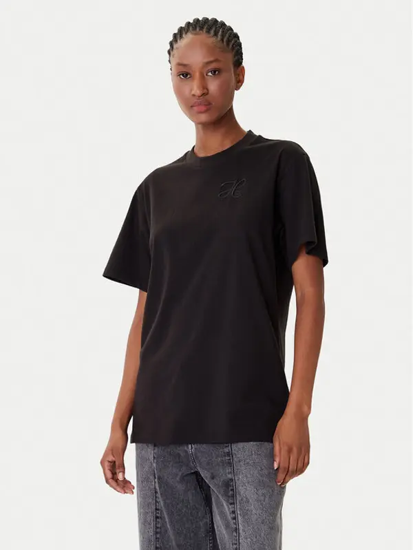 HUGO HUGO T-shirt Vintage 50550901 Crna Relaxed Fit
