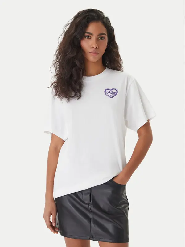 HUGO HUGO T-shirt Vintage 50560770 Bijela Regular Fit