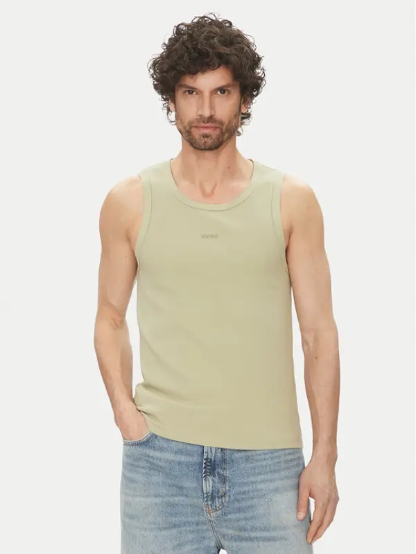 HUGO HUGO Tank top Dapota 50542089 Zelena Slim Fit