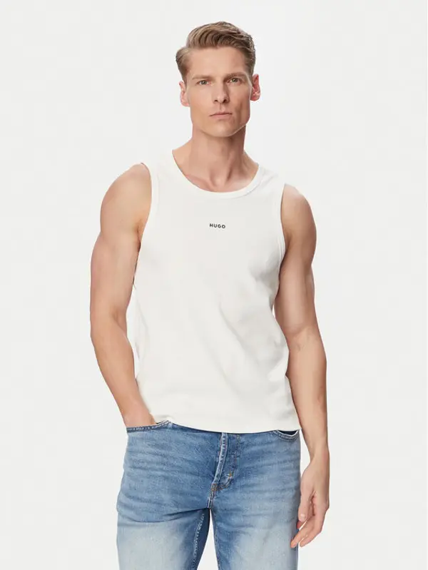 HUGO HUGO Tank top Dapota 50563744 Krem Slim Fit
