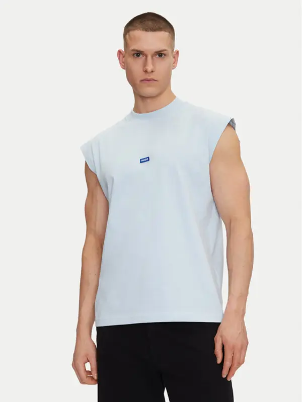 HUGO HUGO Tank top Navertz 50509773 Svijetloplava Regular Fit