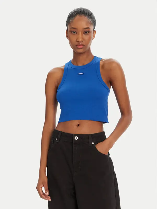HUGO HUGO Top Baby 50511450 Plava Slim Fit