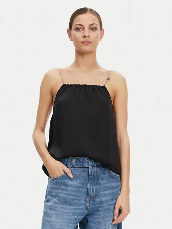 HUGO HUGO Top Cebena 50536436 Crna Regular Fit