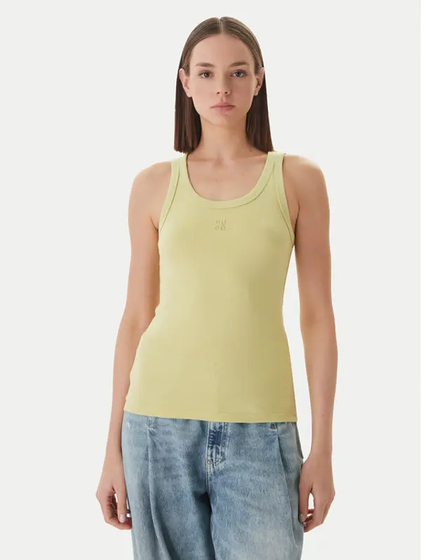 HUGO HUGO Top Datamia 50514489 Bež Slim Fit