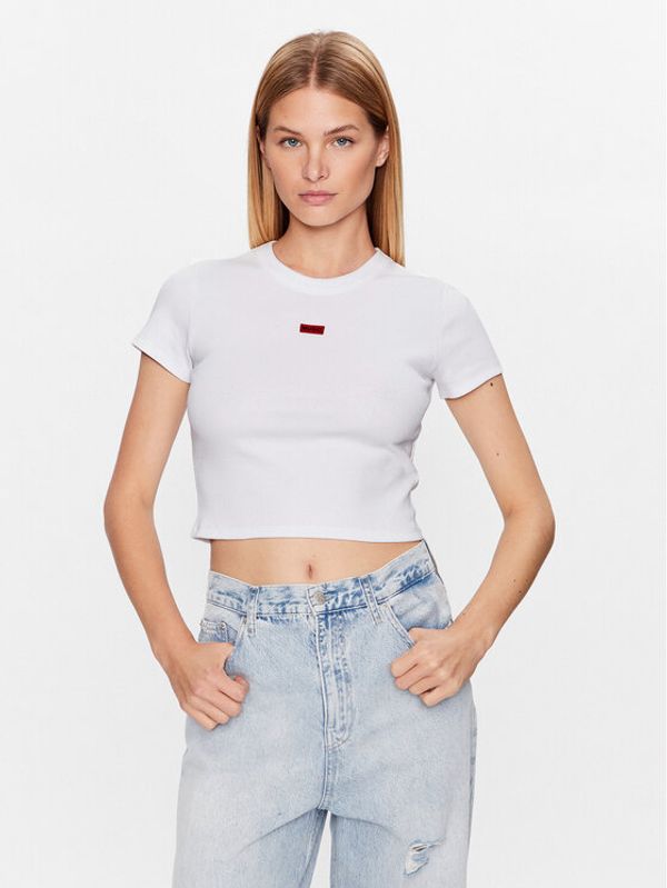 Hugo Hugo Top Deluisa 50489120 Bijela Slim Fit