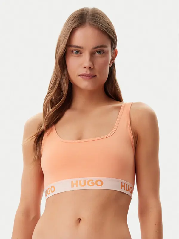 HUGO HUGO Top grudnjak Sporty Logo 50469631 Narančasta