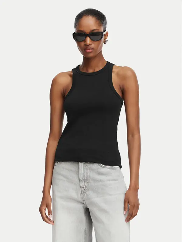 HUGO HUGO Top The Plain Tank 50515651 Crna Slim Fit