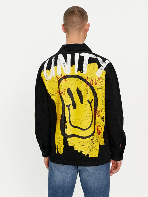 Hugo Hugo Traper jakna Enalu 50500622 Crna Oversize