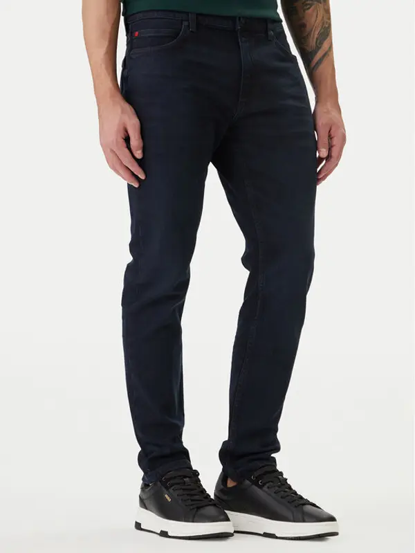 HUGO HUGO Traperice 50517493 Tamnoplava Extra Slim Fit