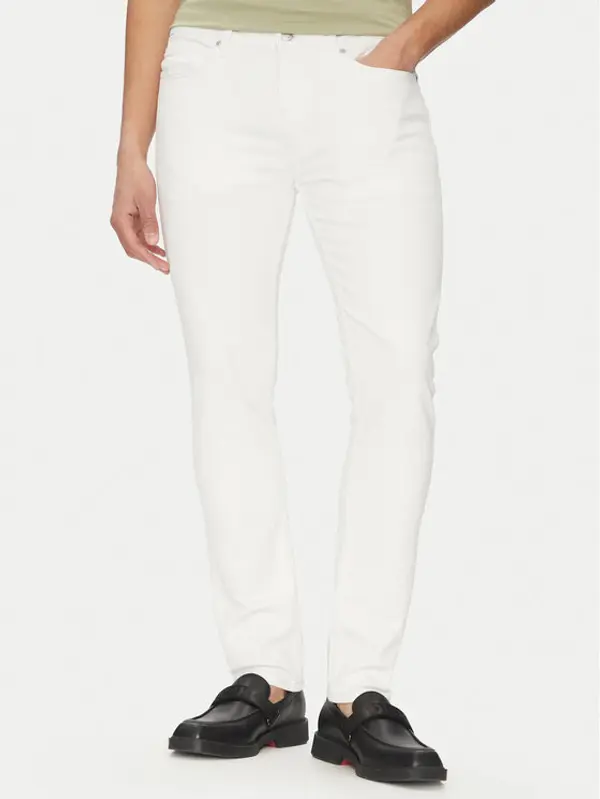 HUGO HUGO Traperice 50537696 Bijela Extra Slim Fit