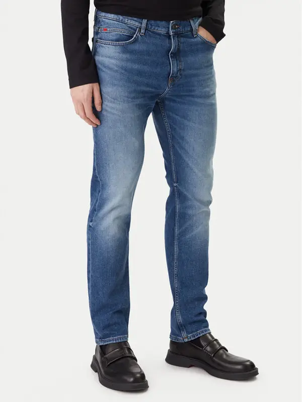 HUGO HUGO Traperice 50555181 Plava Regular Fit