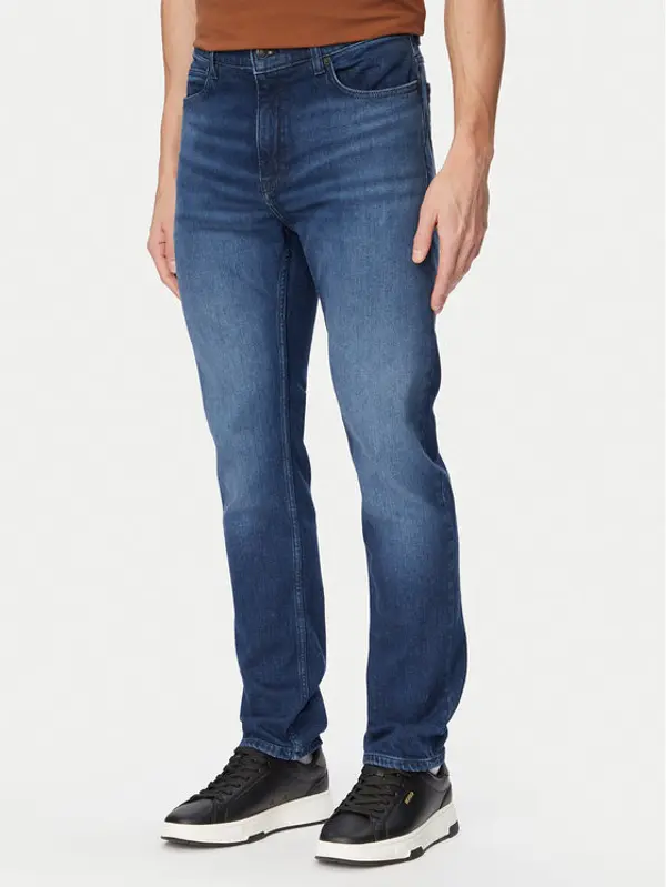 HUGO HUGO Traperice 50556089 Tamnoplava Slim Fit