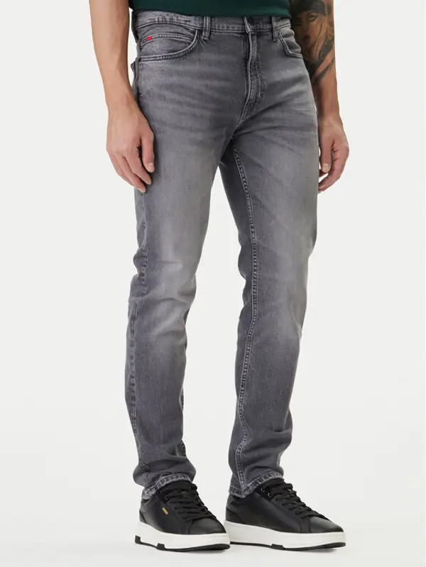 HUGO HUGO Traperice 50556103 Siva Slim Fit