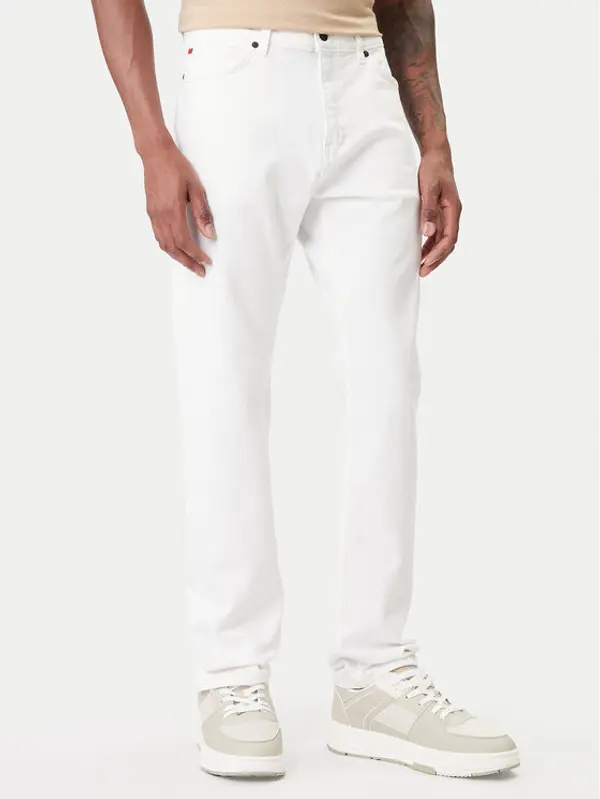 HUGO HUGO Traperice 50556632 Bijela Regular Fit