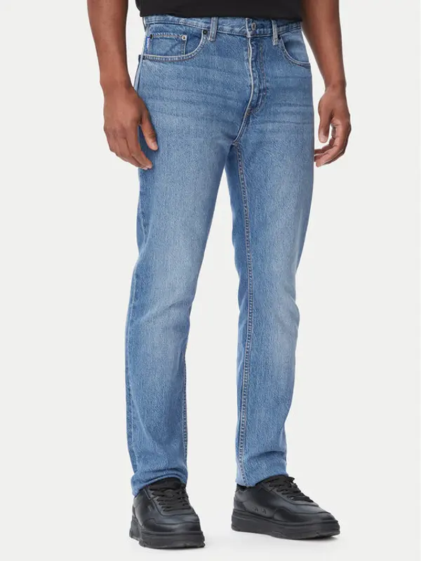 HUGO HUGO Traperice Ash 50563468 Plava Slim Fit