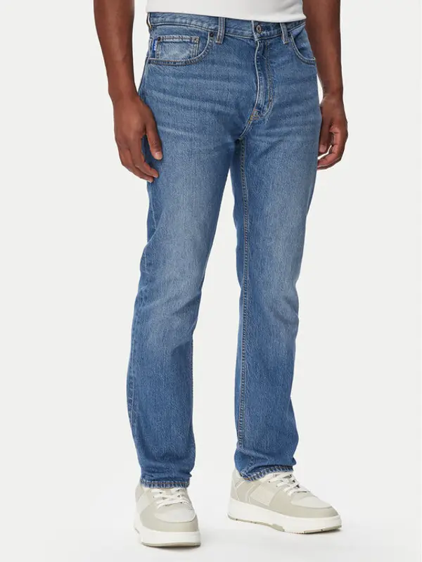 HUGO HUGO Traperice Ash 50563469 Plava Slim Fit
