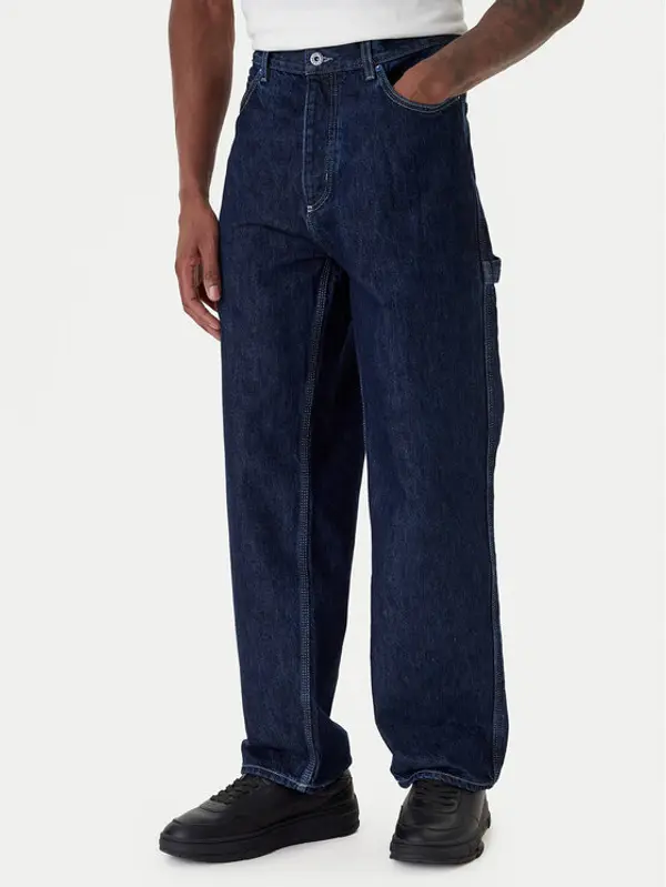 HUGO HUGO Traperice Carpenter 50553473 Tamnoplava Baggy Fit