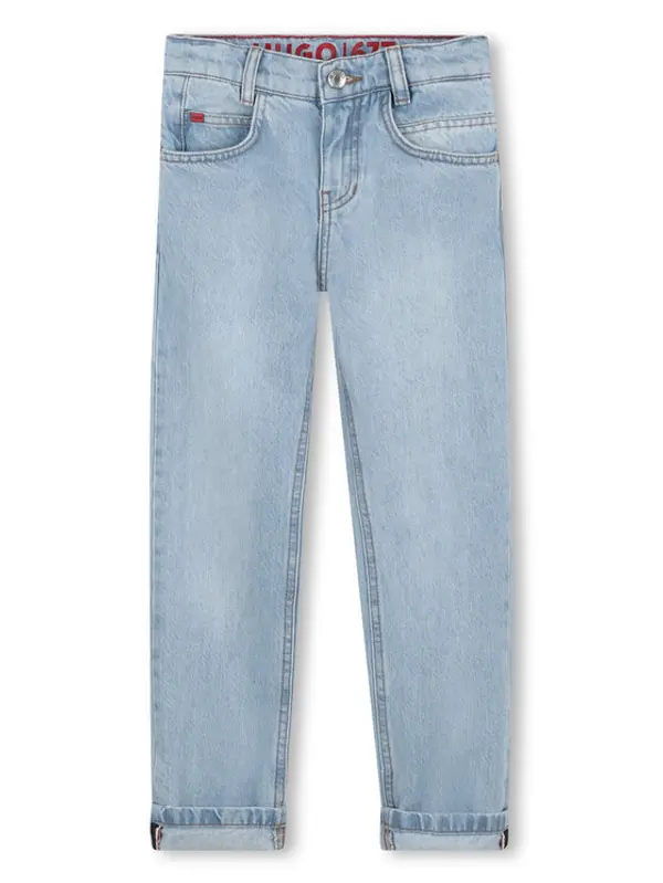 HUGO HUGO Traperice G00374 S Plava Regular Fit
