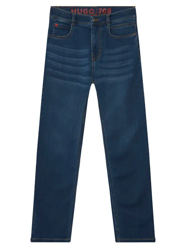 HUGO HUGO Traperice G00987 D Tamnoplava Slim Fit