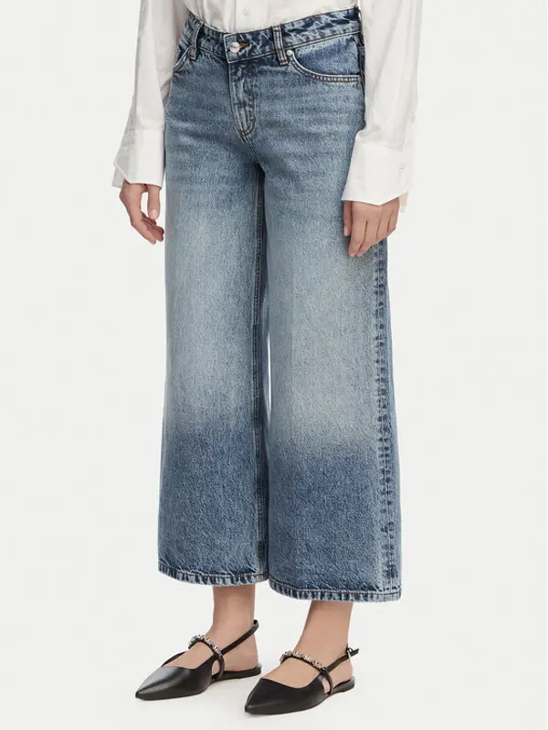 HUGO HUGO Traperice Geredith 1 50556985 Plava Wide Leg