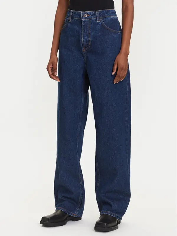 HUGO HUGO Traperice Leni_B 50534157 Tamnoplava Loose Fit