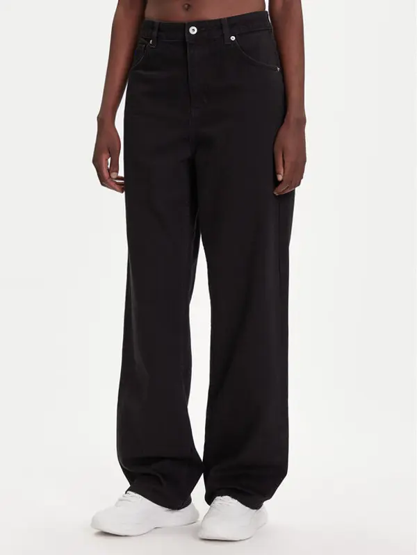 HUGO HUGO Traperice Leni_B 50548982 Crna Loose Fit