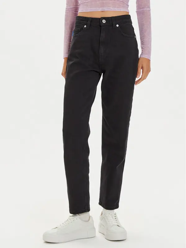 HUGO Hugo Traperice Noe_B 50520595 Crna Boyfriend Fit