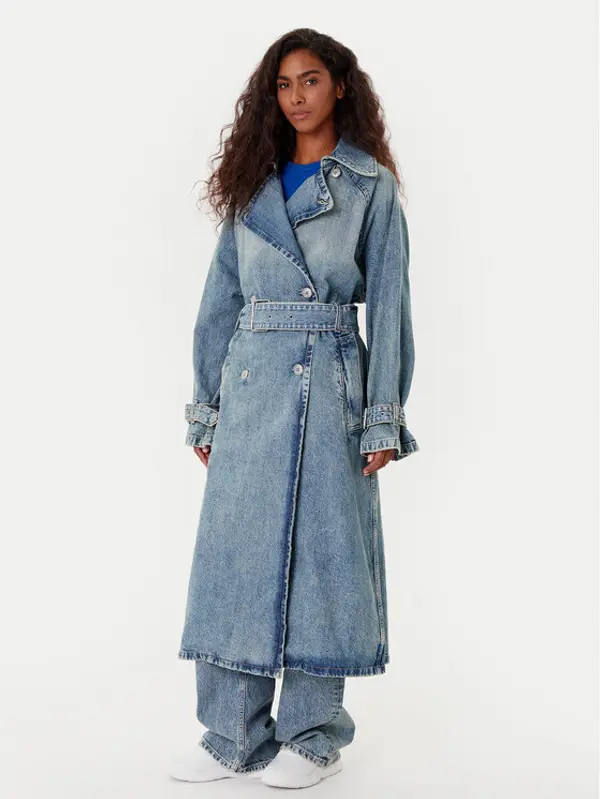 HUGO HUGO Trench Garena 50541545 Plava Oversize
