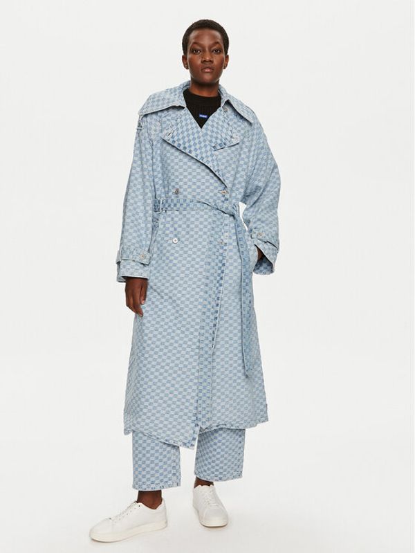Hugo Hugo Trench Garena_B 50519552 Plava Relaxed Fit