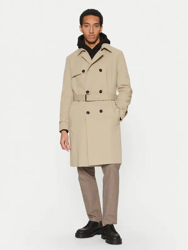 HUGO HUGO Trench Maluks 50535072 Bež Regular Fit