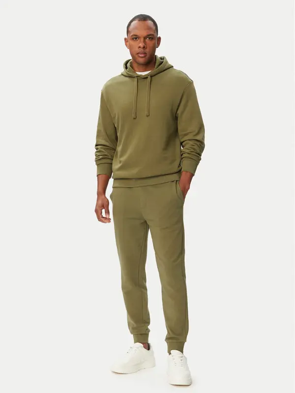 HUGO HUGO Trenerka Dapo Dayote 50492581 Tamno zelena Relaxed Fit