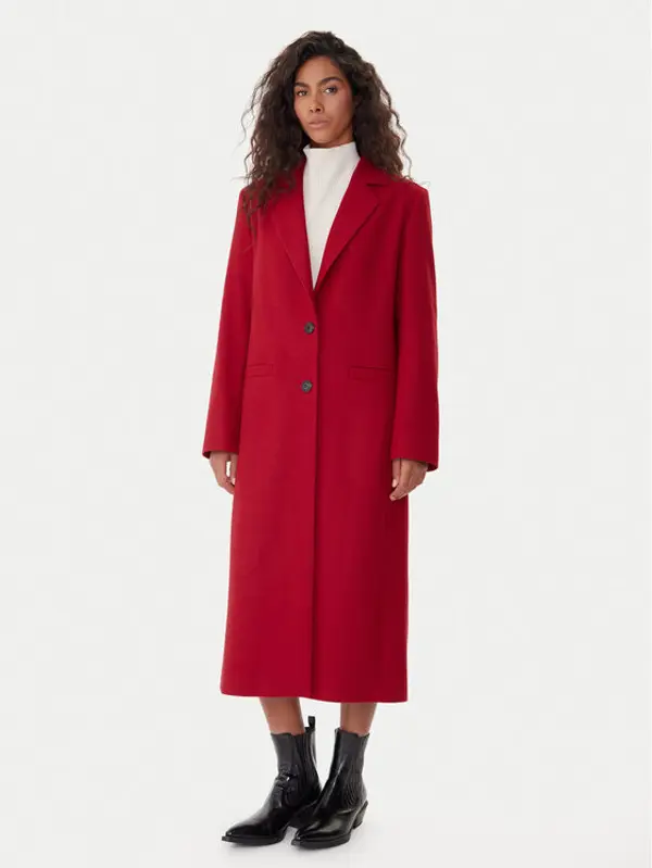 HUGO HUGO Vuneni kaput Mojeni 50547691 Crvena Relaxed Fit
