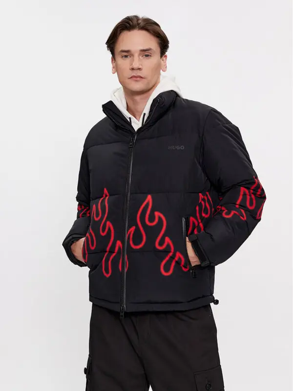 HUGO HUGO Zimska jakna Biron2411 50520514 Crna Regular Fit