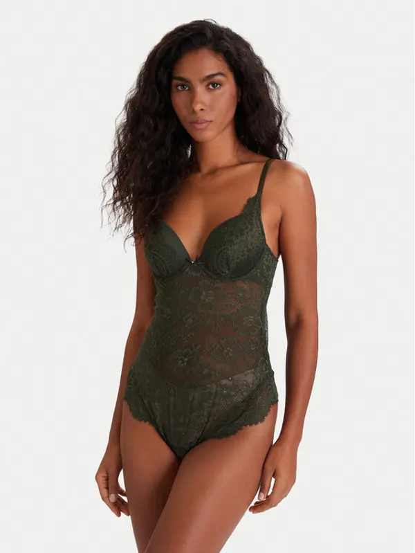 Hunkemöller Hunkemöller Bodi Amara 302447 Zelena