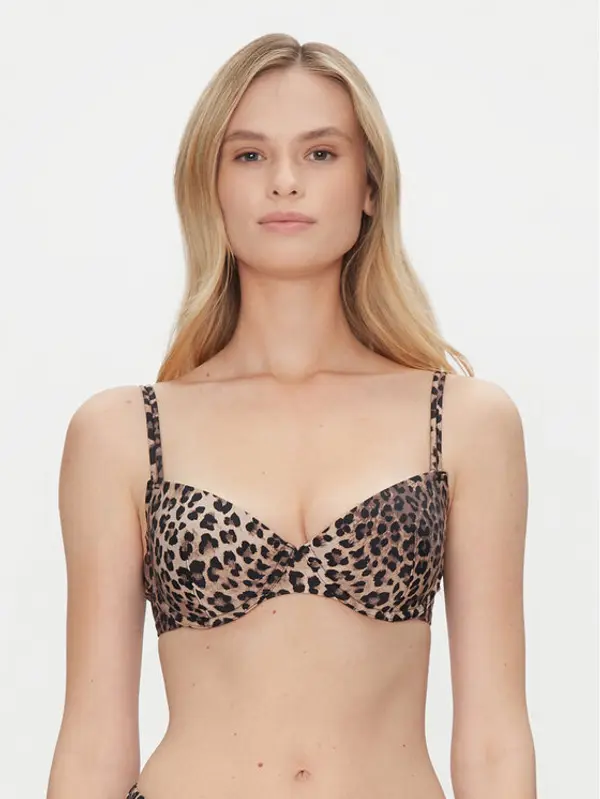 Hunkemöller Hunkemöller Gornji dio kupaćeg kostima Animalia 301859 Smeđa
