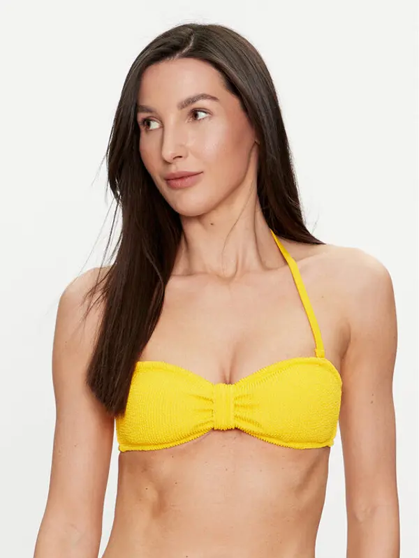 Hunkemöller Hunkemöller Gornji dio kupaćeg kostima Crinkle 205678 Žuta