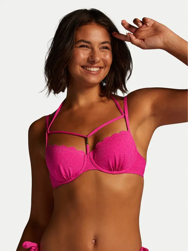 Hunkemöller Hunkemöller Gornji dio kupaćeg kostima Scallop 204862 Ružičasta