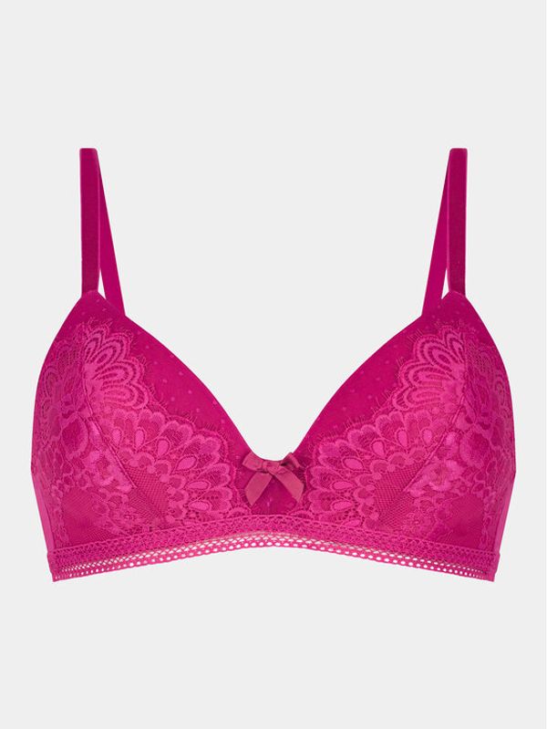 Hunkemöller Hunkemöller Grudnjak bez žice Bessie Non Wired Low D Pu 202655 Ružičasta