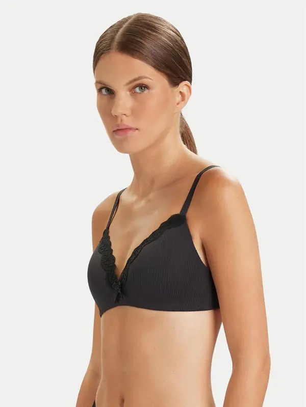 Hunkemöller Hunkemöller Grudnjak bez žice Lola 196413 Crna